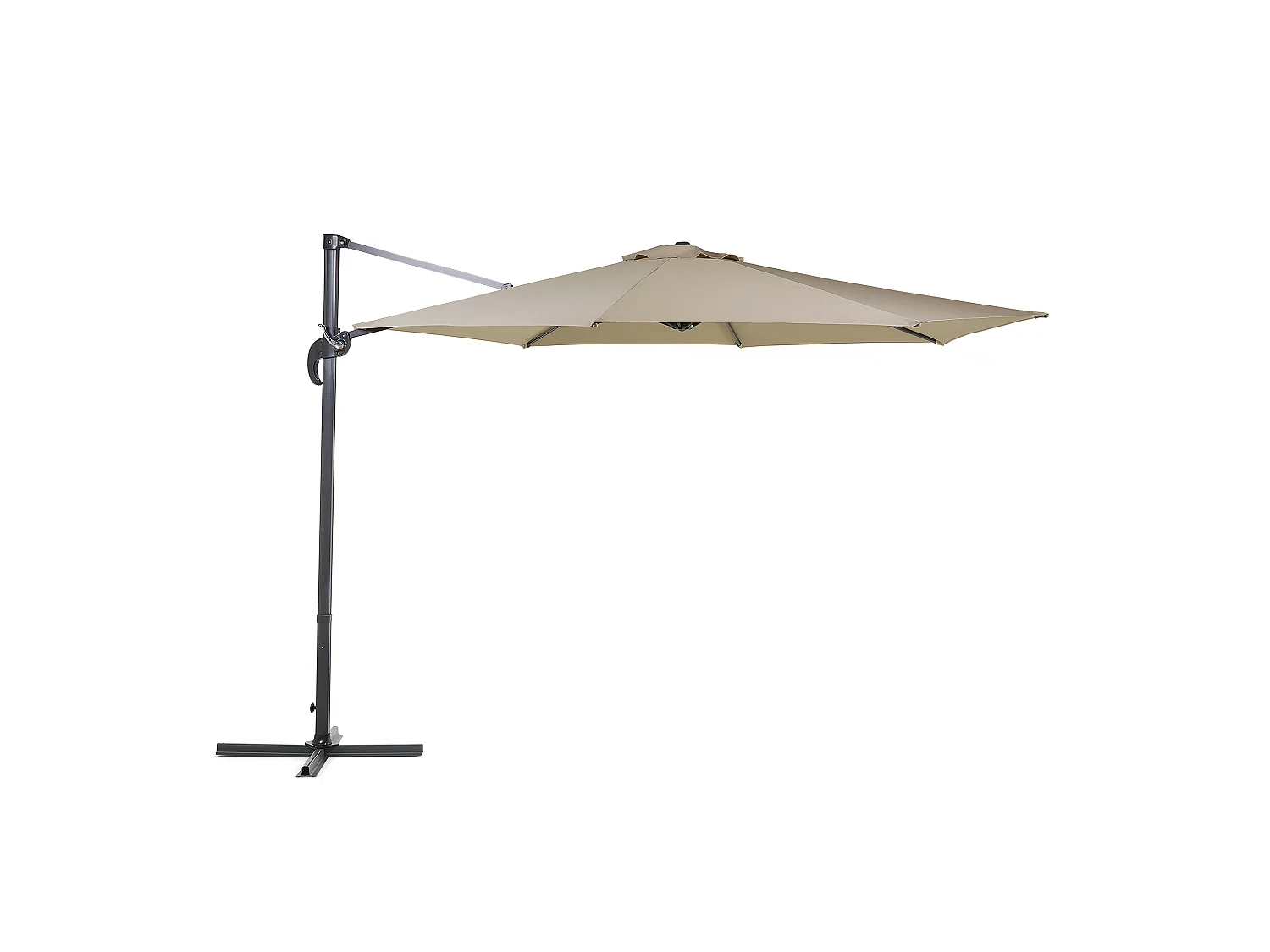 Parasol déporté 300 cm SAVONA Beige sable