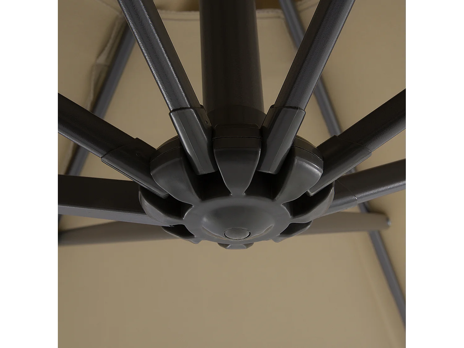 Cantilever parasol 300 cm SAVONA Zandbeige