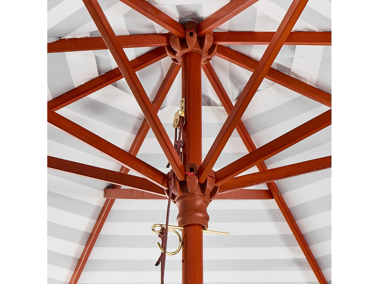 Ombrellone da esterno 260 cm FERENTILLO Nero