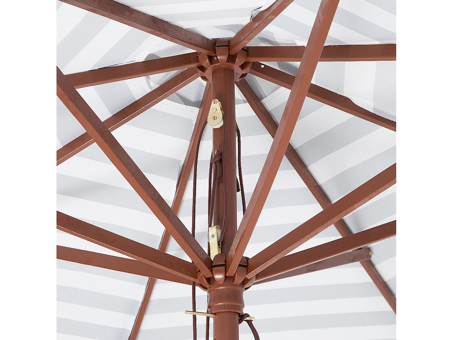 Ombrellone da esterno 260 cm FERENTILLO Nero