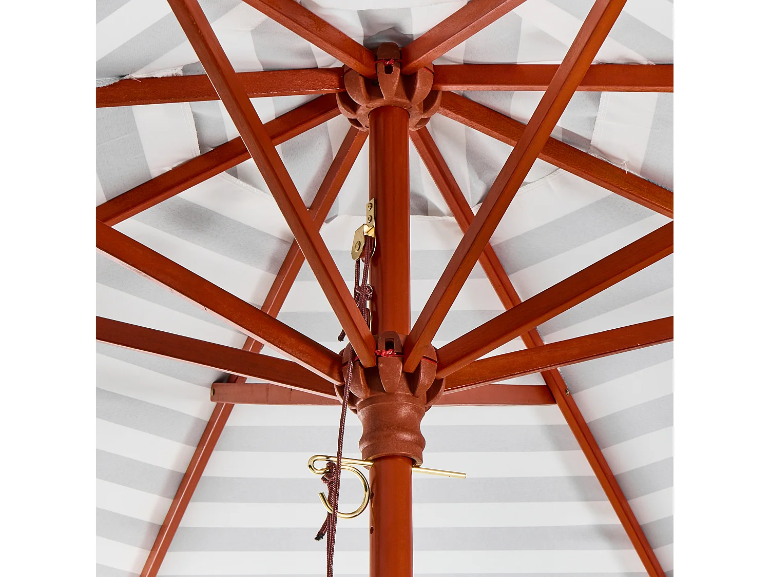 Parasol de jardin 260 cm FERENTILLO Noir