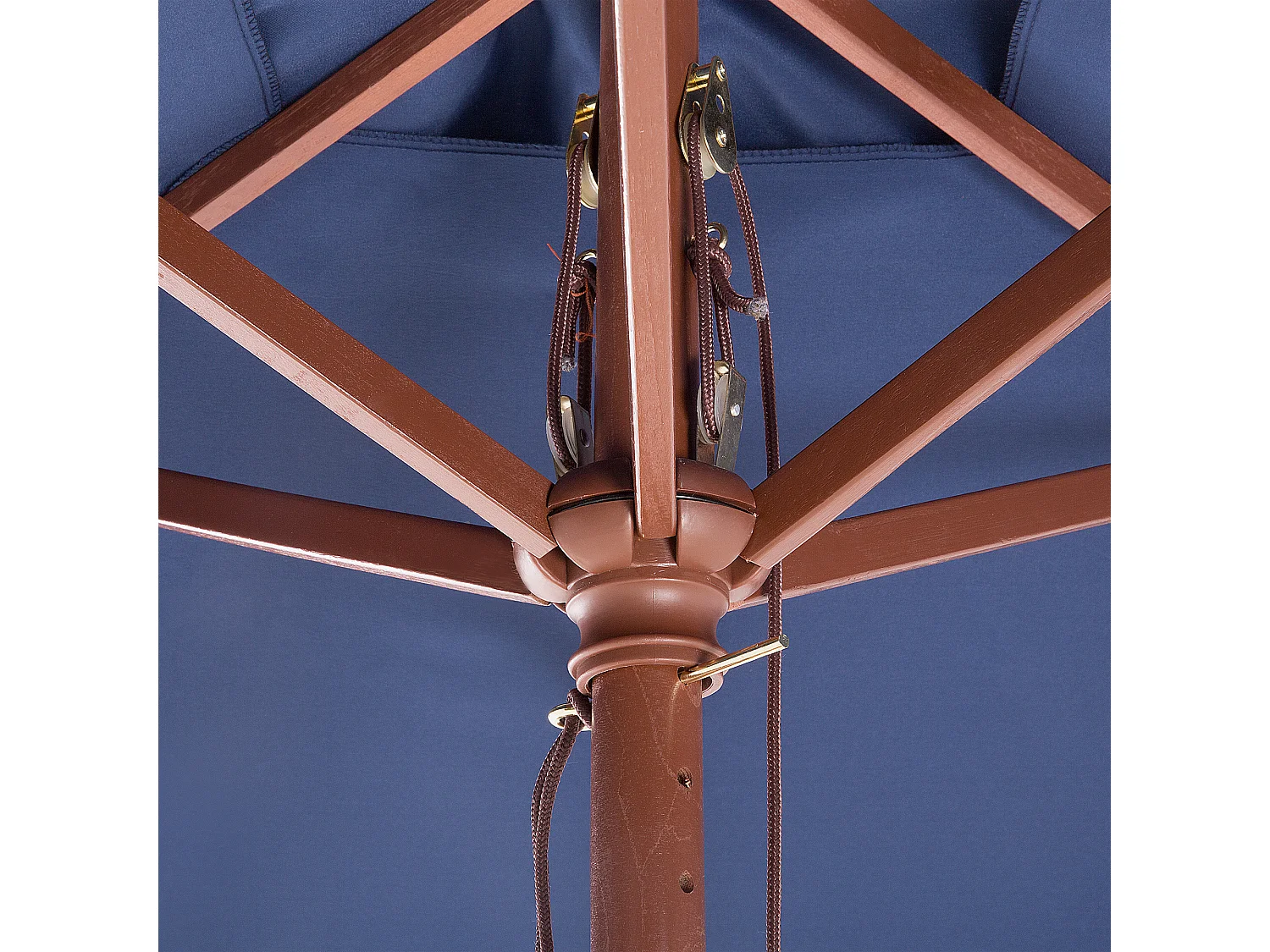 Parasol de jardin 195 cm FLAMENCO Bleu marine