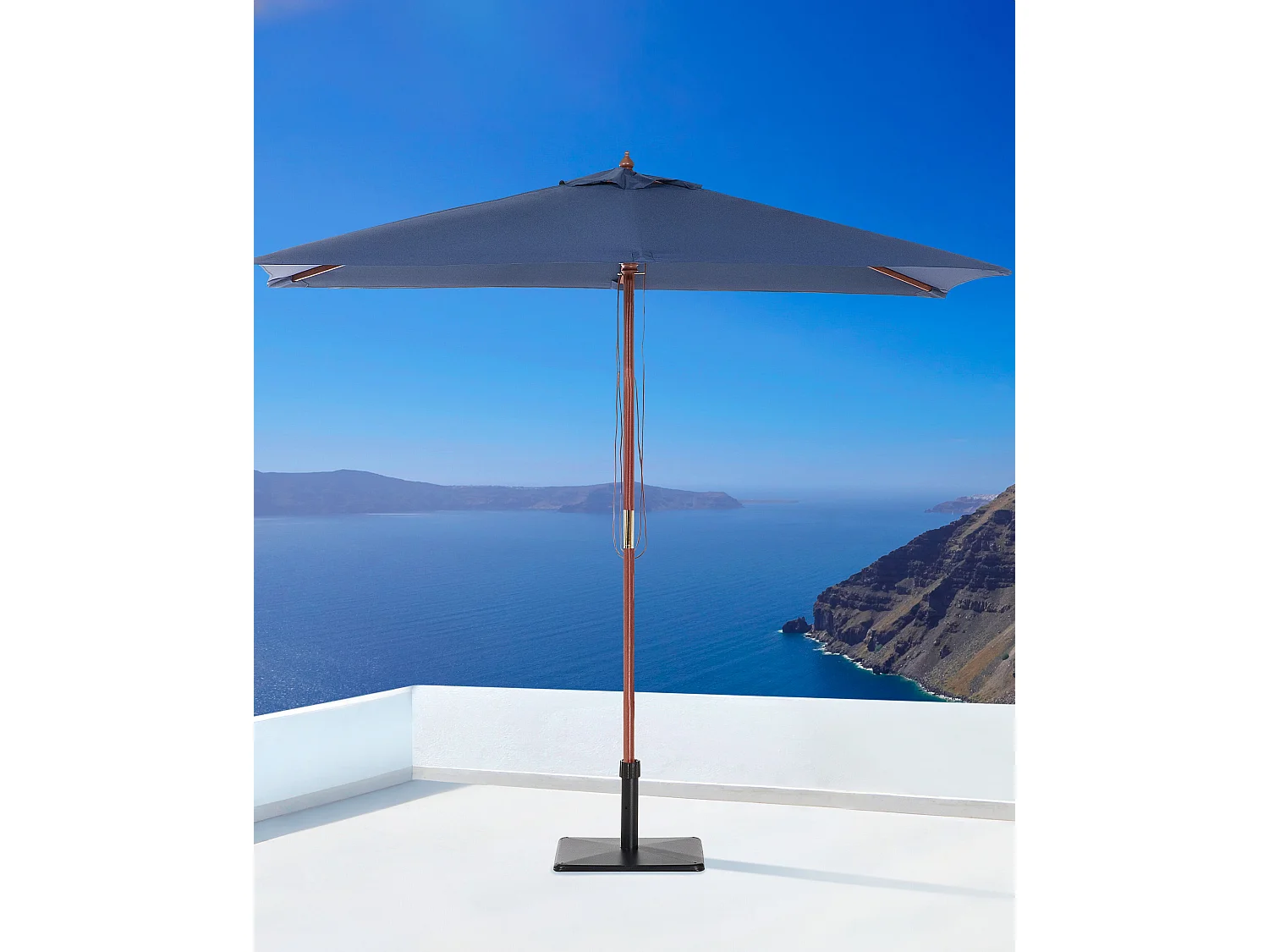 Market Parasol 195 cm FLAMENCO Navy Blue