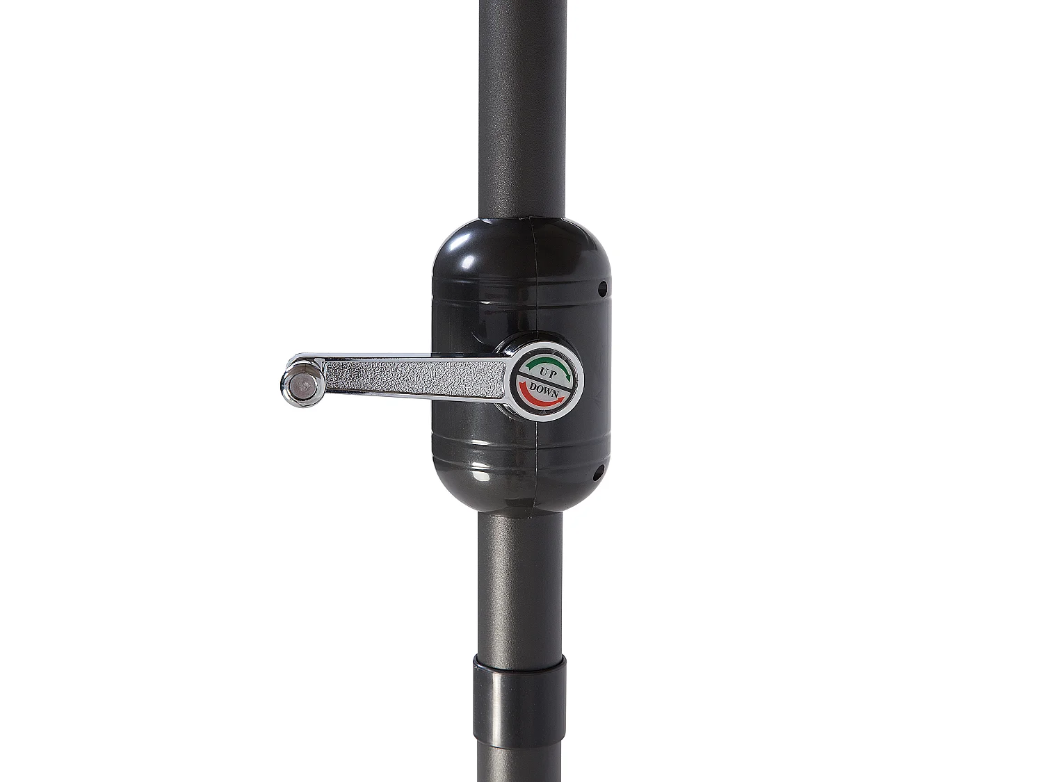 Parasol de jardin 270 cm VARESE Gris clair