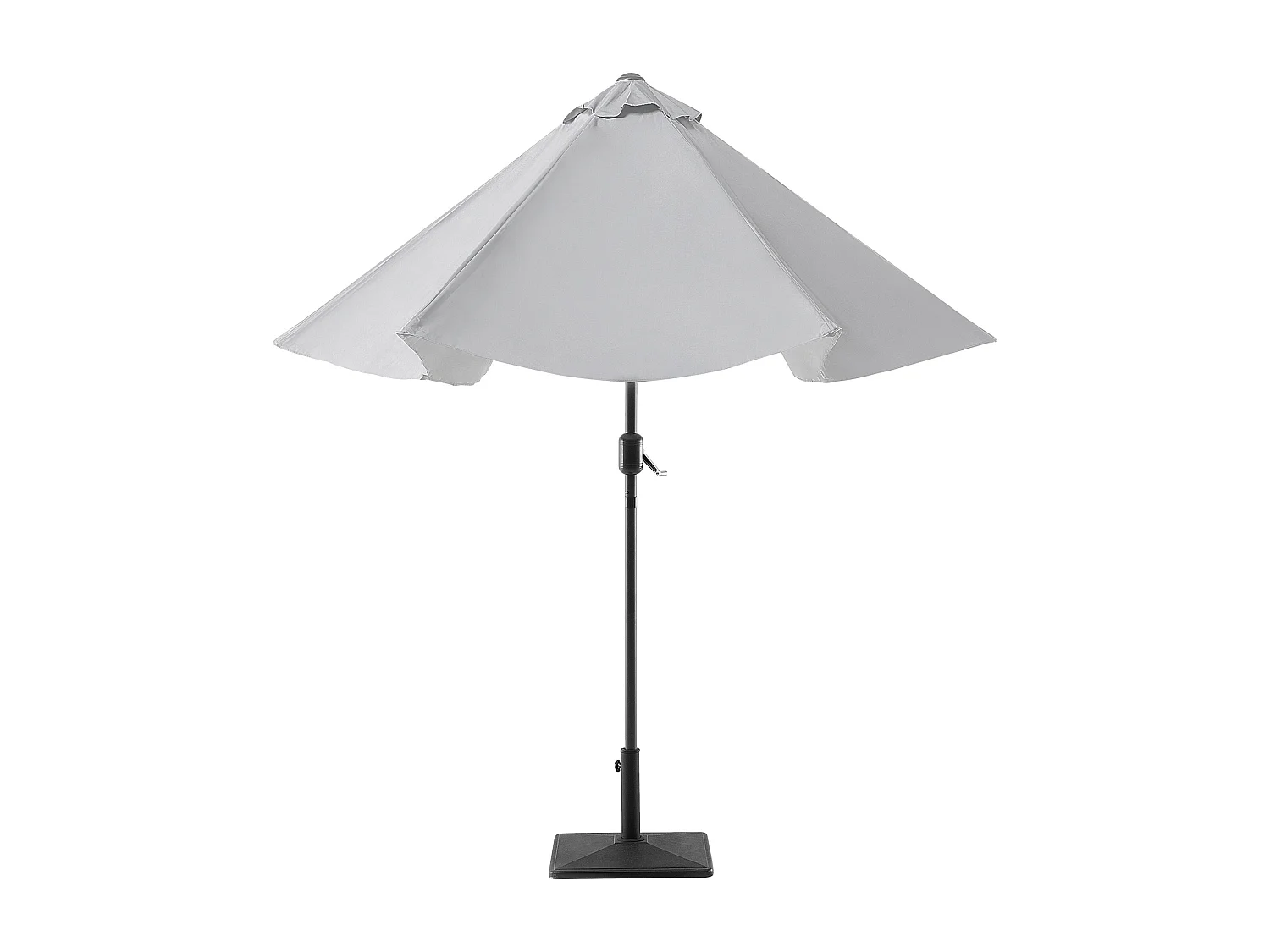 Parasol de jardin 270 cm VARESE Gris clair
