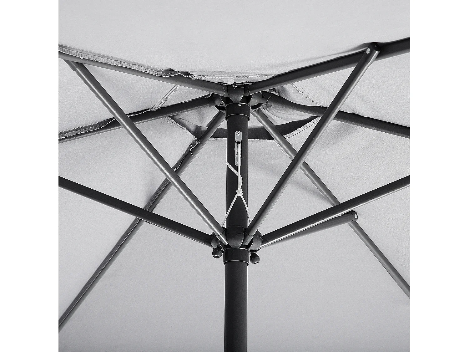 Parasol de jardin 270 cm VARESE Gris clair