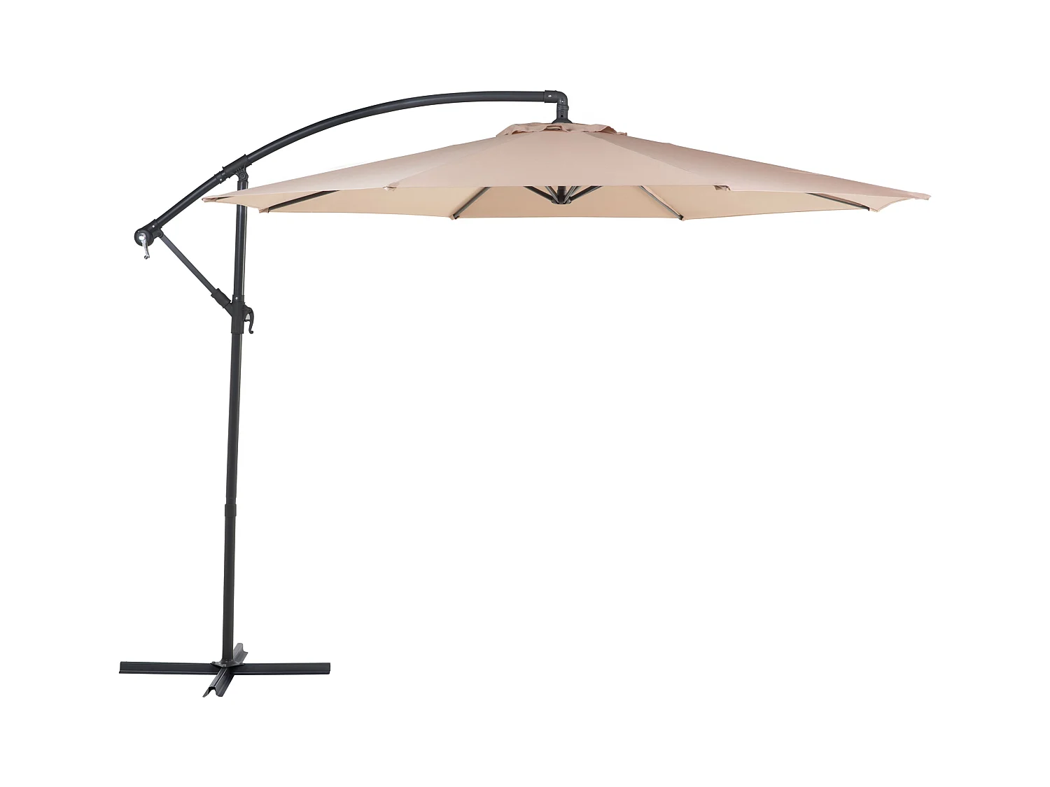 Parasol déporté 300 cm RAVENNA Beige sable