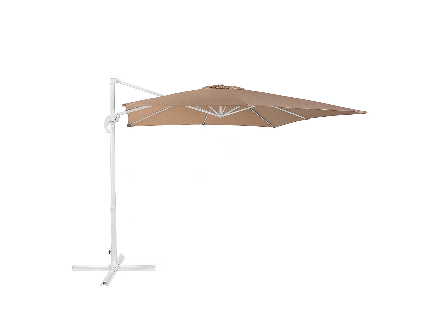 Parasol déporté 250 cm MONZA Beige sable