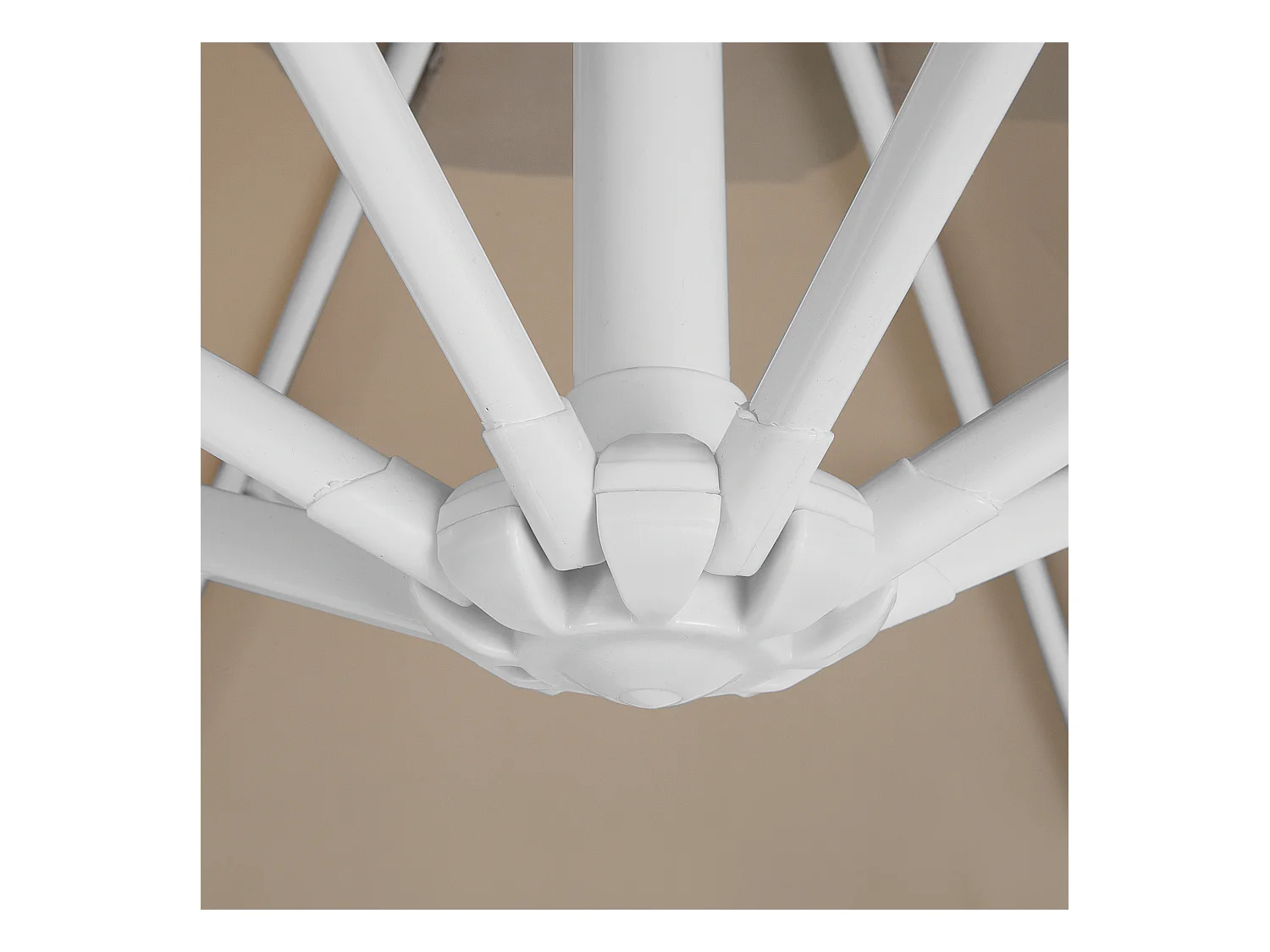 Parasol déporté 250 cm MONZA Beige sable