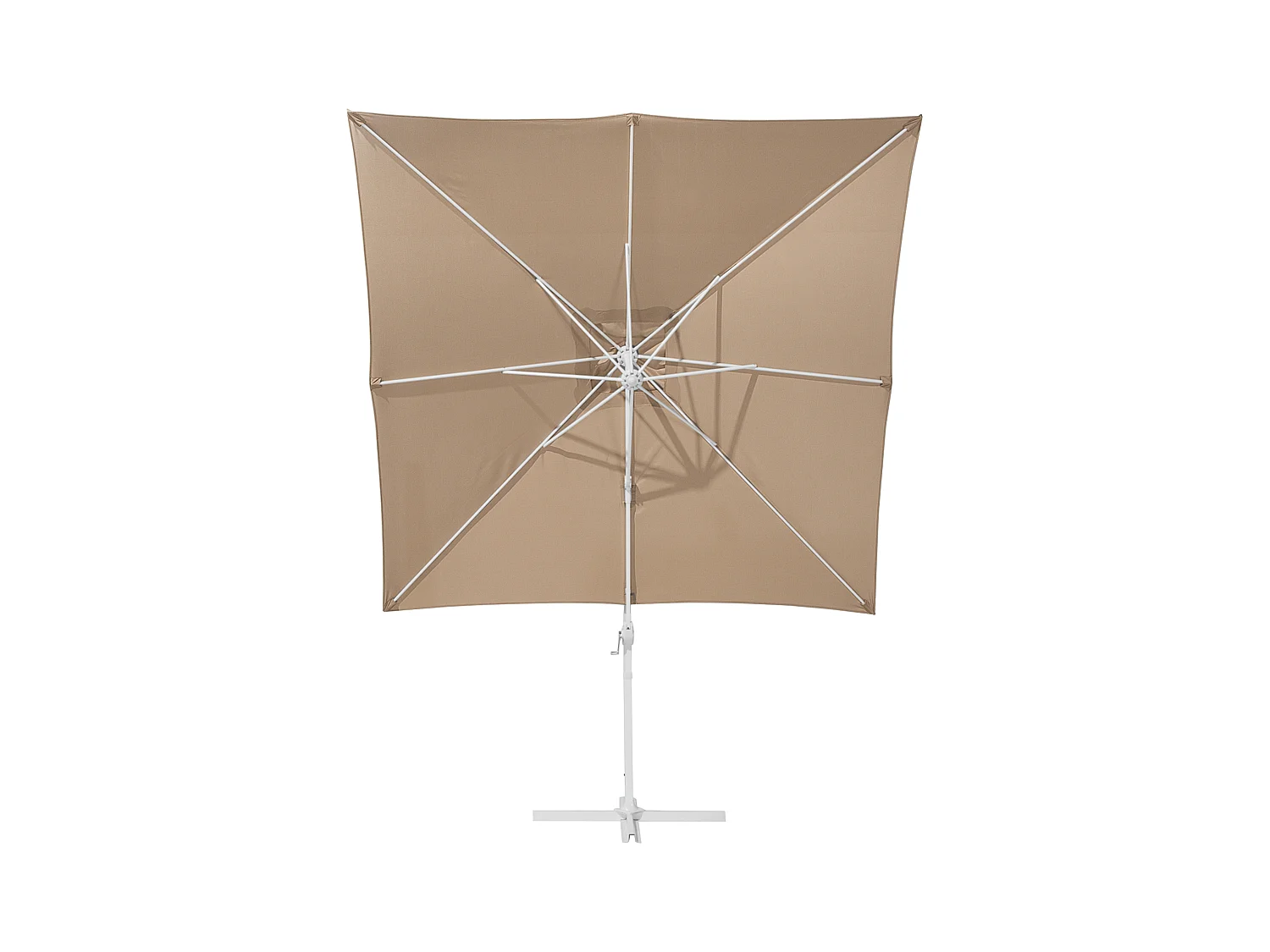 Parasol déporté 250 cm MONZA Beige sable