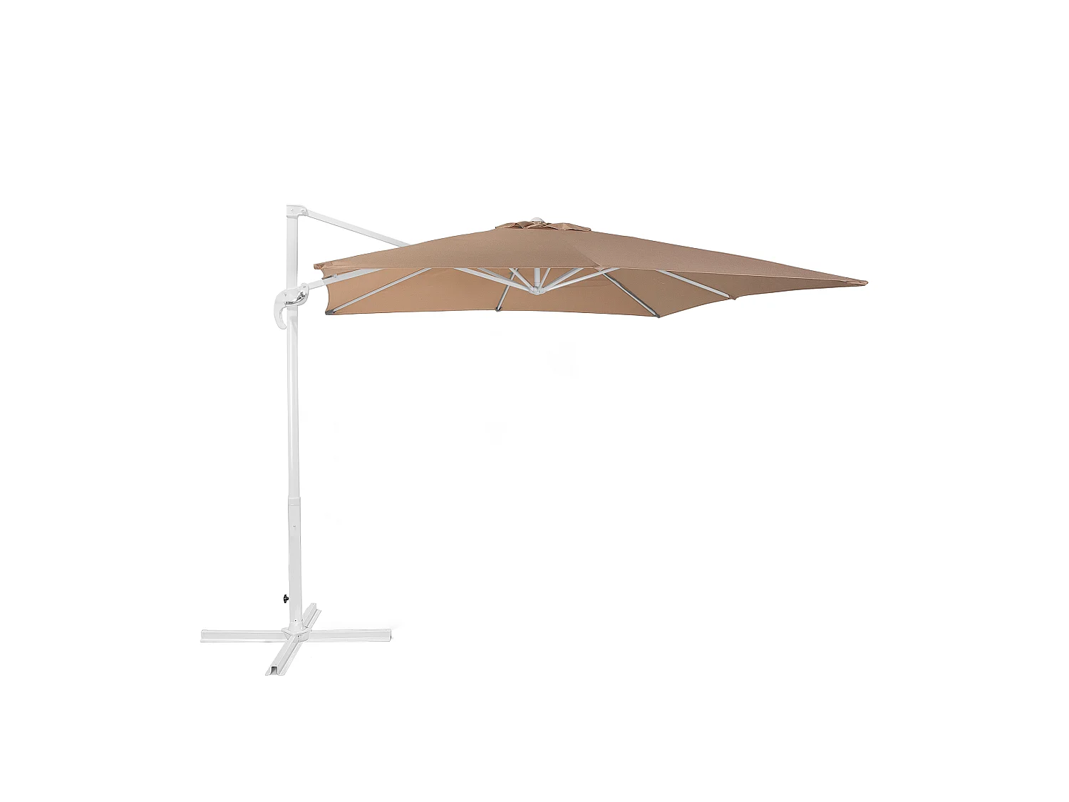 Parasol déporté 250 cm MONZA Beige sable