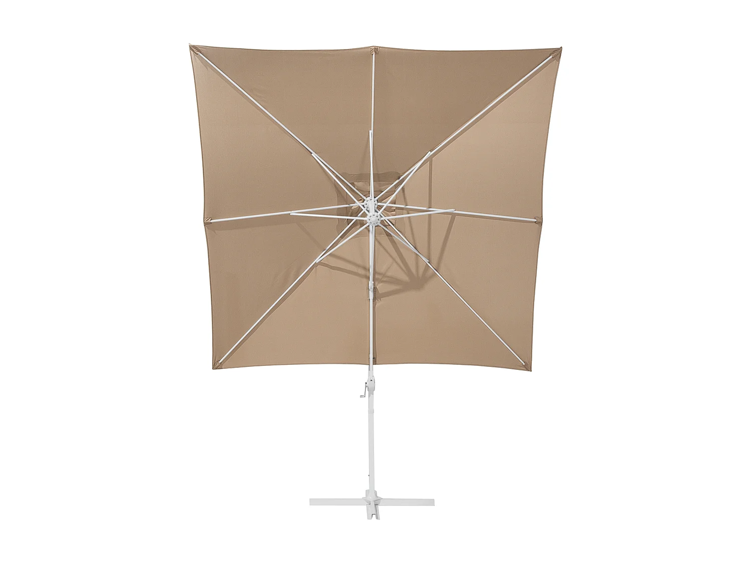 Parasol déporté 250 cm MONZA Beige sable