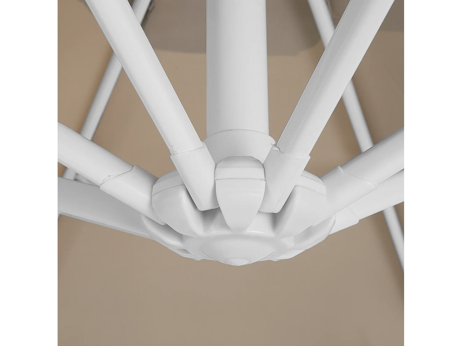 Parasol déporté 250 cm MONZA Beige sable