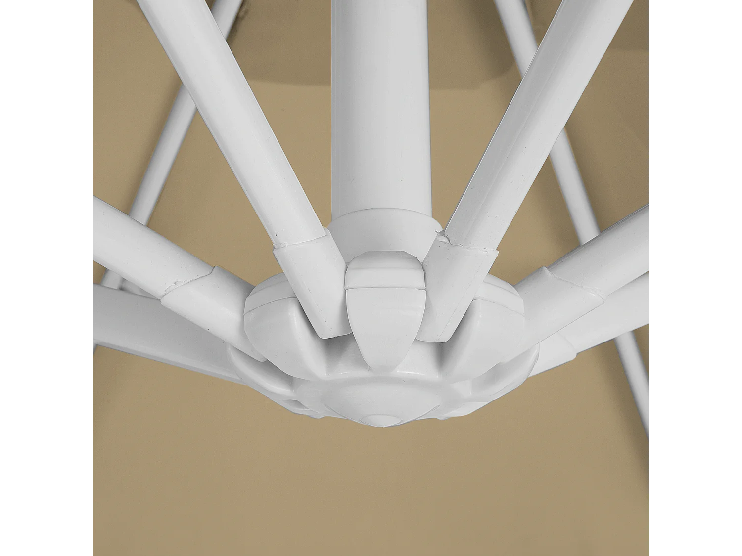 Ombrellone a sbalzo 300 cm SAVONA Beige sabbia Beige