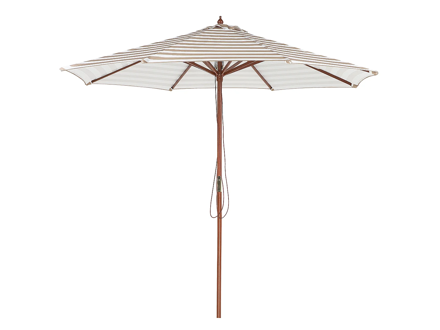 Market Parasol 260 cm FERENTILLO Beige/ White