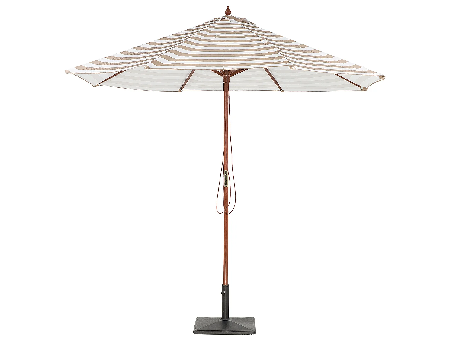 Market Parasol 260 cm FERENTILLO Beige/ White