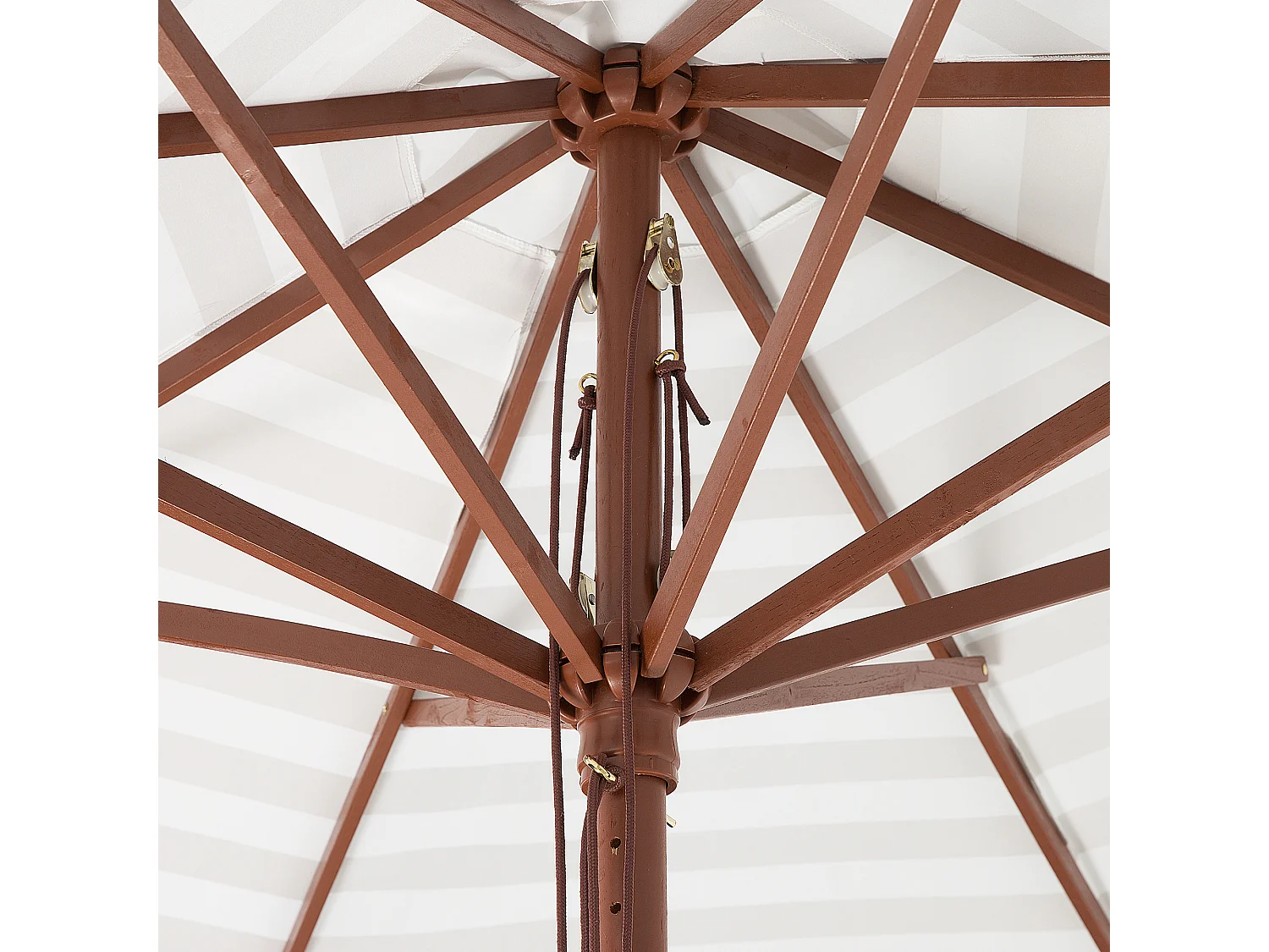 Market Parasol 260 cm FERENTILLO Beige/ White