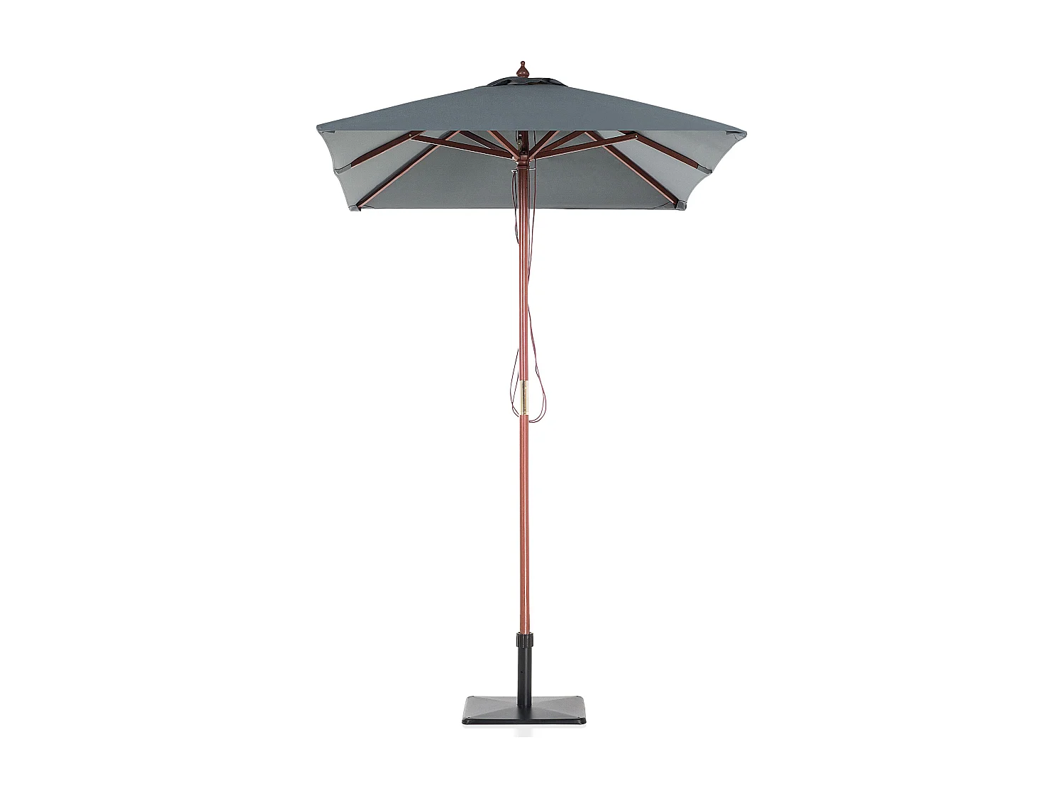 Parasol ogrodowy 195 cm FLAMENCO Ciemnoszary