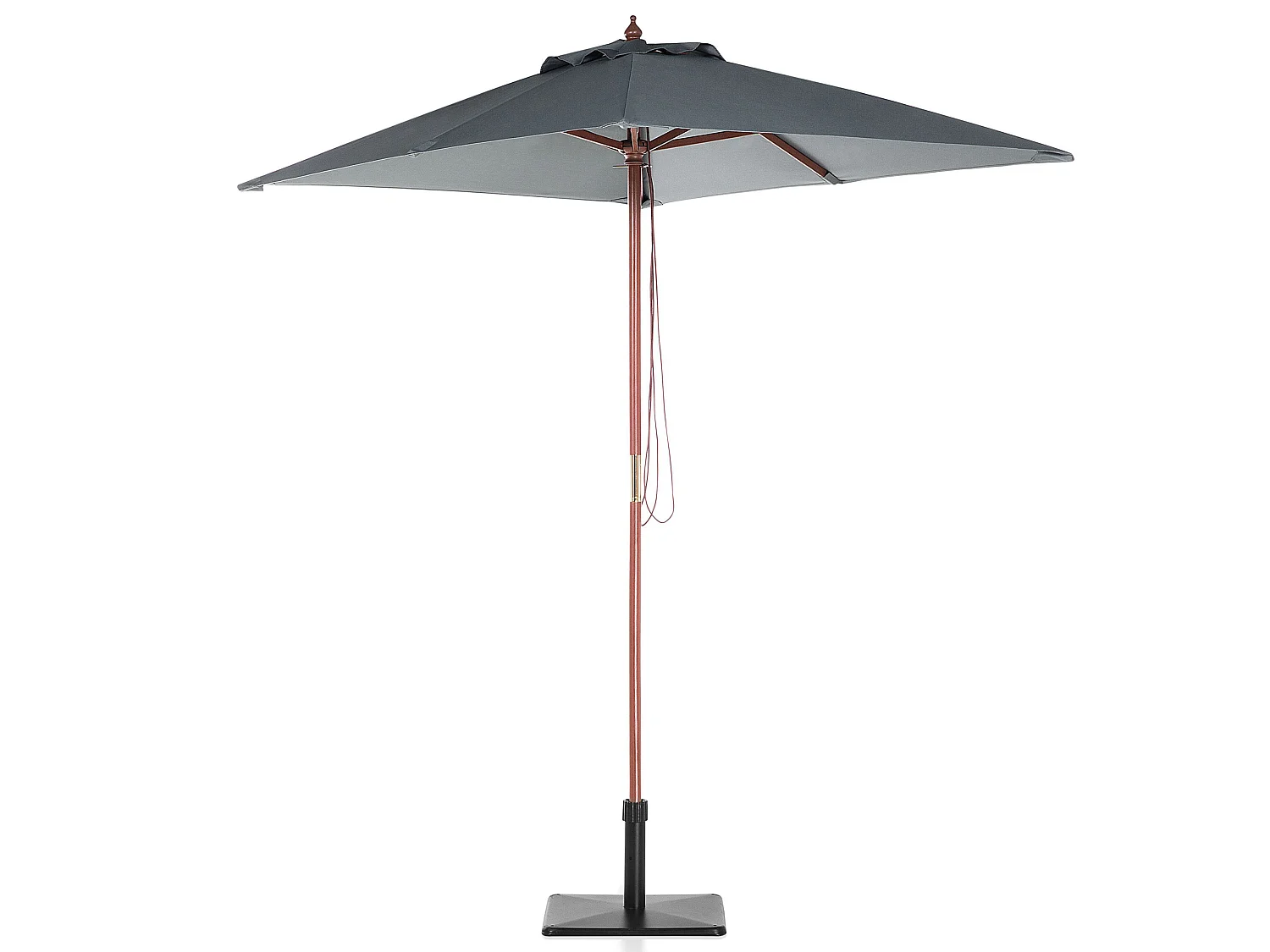 Marktschirm 195 cm FLAMENCO Dunkelgrau