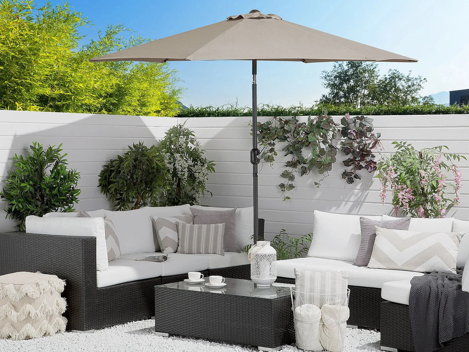 Parasol 270 cm VARESE Taupe