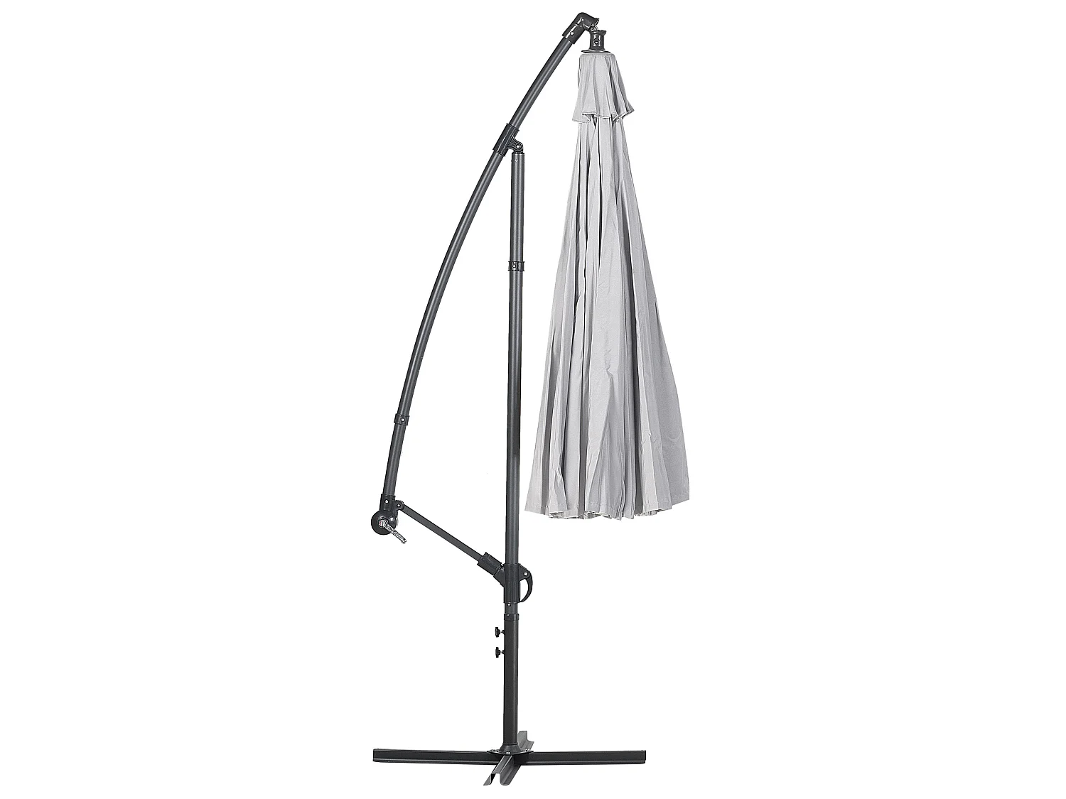 Parasol déporté 268 cm CALABRIA II Gris clair