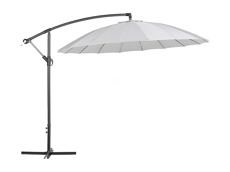 Ombrellone a sbalzo 268 cm CALABRIA II Grigio chiaro