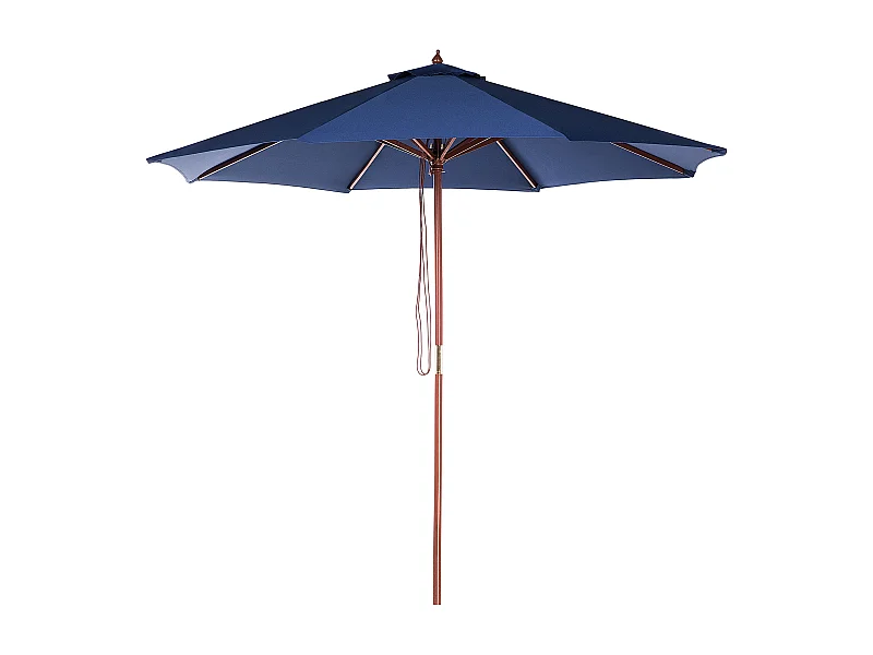 Parasol de jardin 270 cm TOSCANA Bleu marine