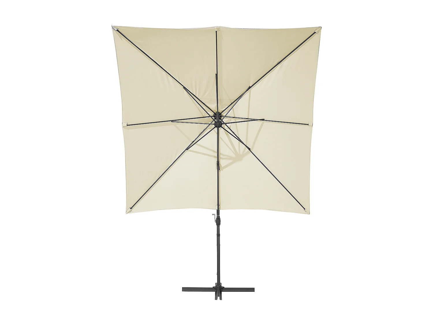 Parasol déporté 250 cm MONZA Beige clair