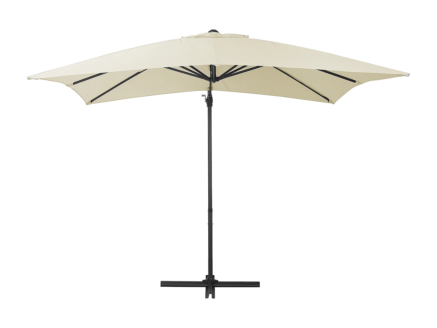 Parasol déporté 250 cm MONZA Beige clair