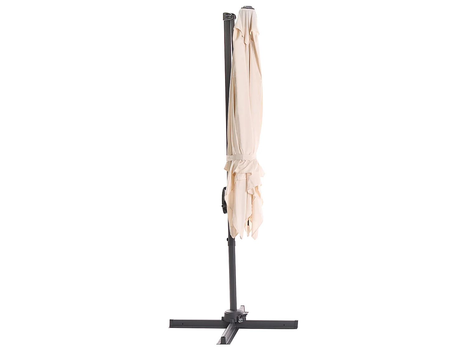 Parasol déporté 250 cm MONZA Beige clair
