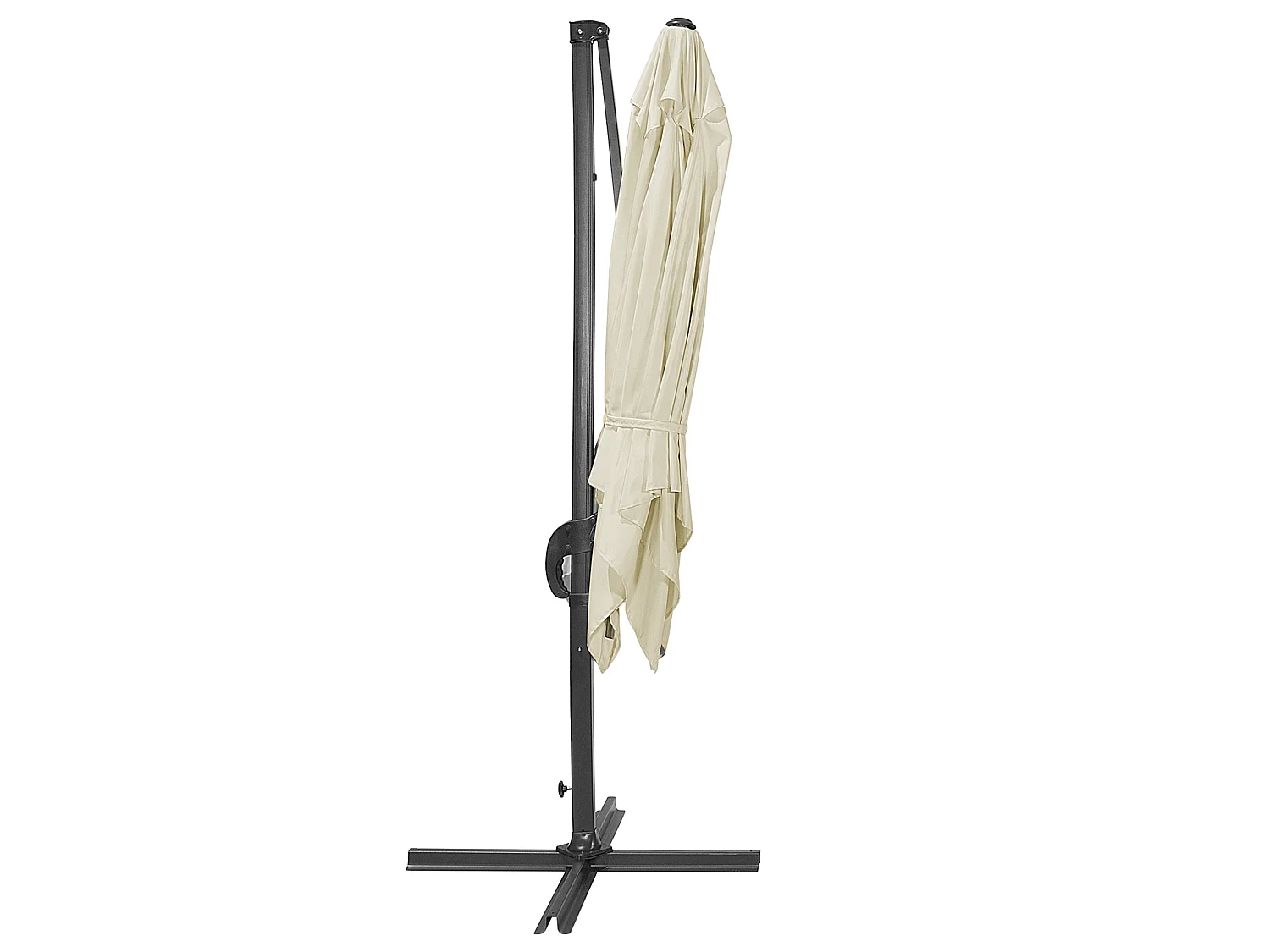 Parasol déporté 250 cm MONZA Beige clair
