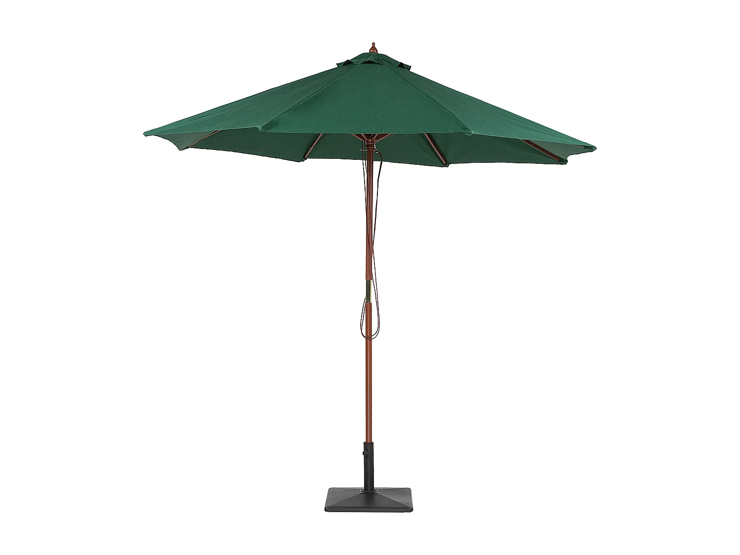 Sombrilla de jardín 270 cm TOSCANA Verde oscuro