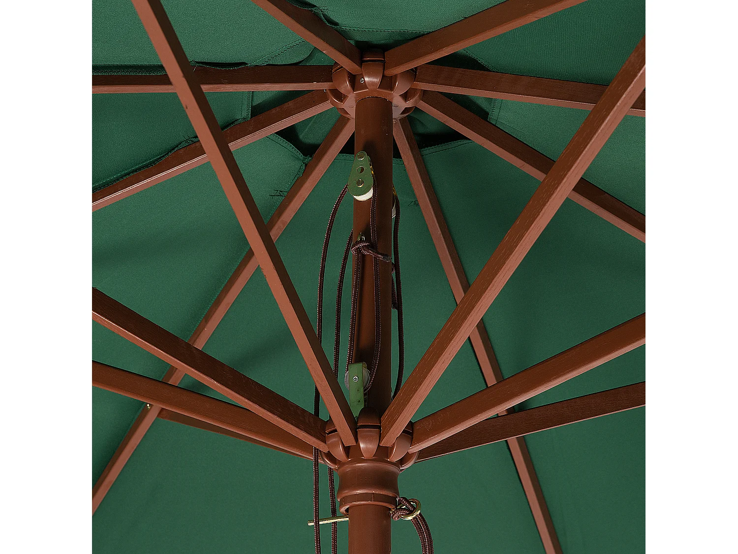 Sombrilla de jardín 270 cm TOSCANA Verde oscuro