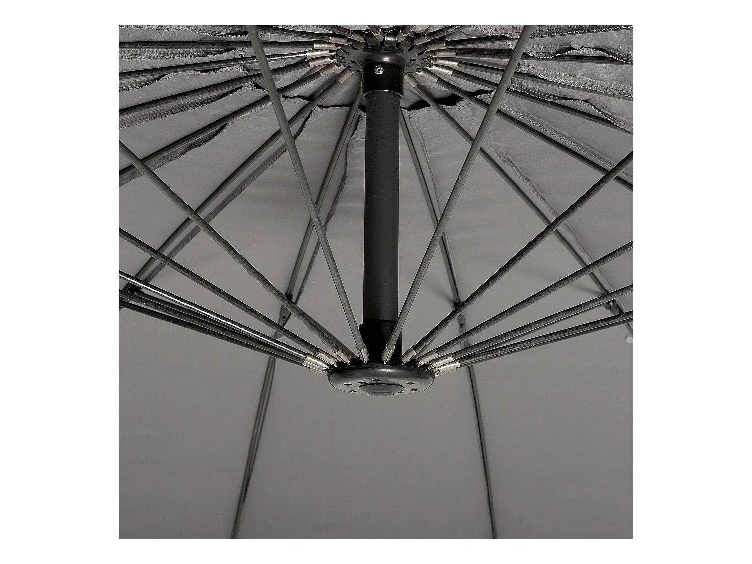 Ampelschirm 268 cm CALABRIA II Dunkelgrau