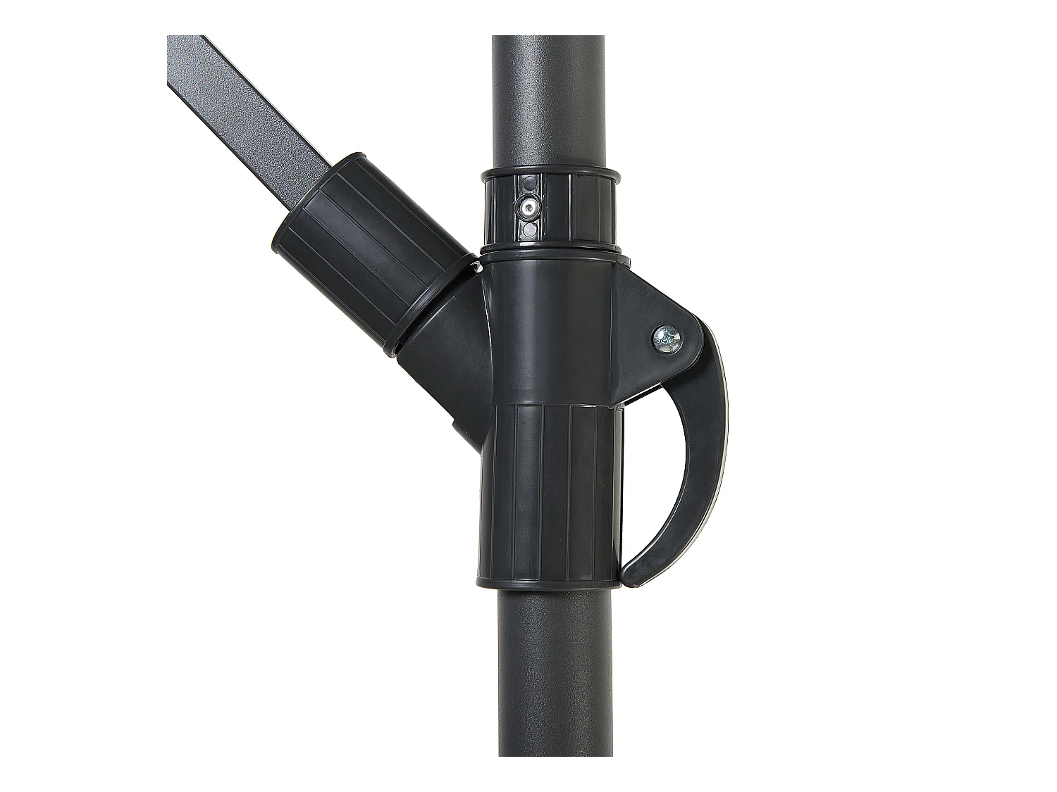 Ampelschirm 268 cm CALABRIA II Dunkelgrau