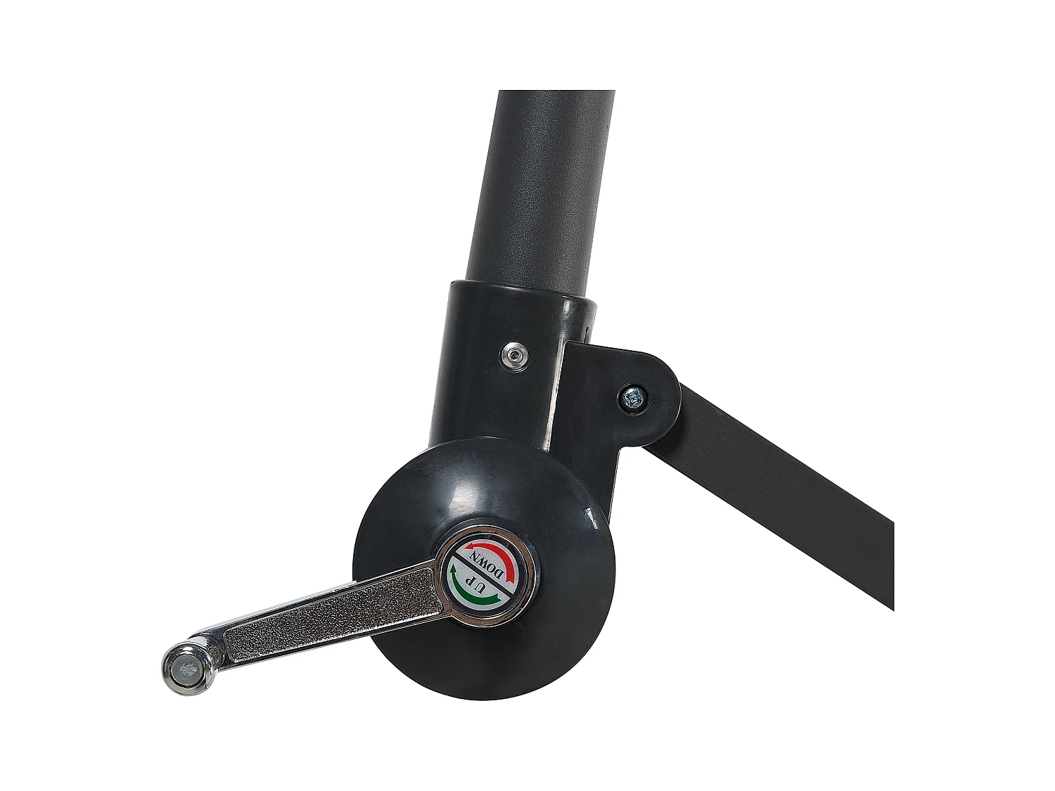 Ampelschirm 268 cm CALABRIA II Dunkelgrau