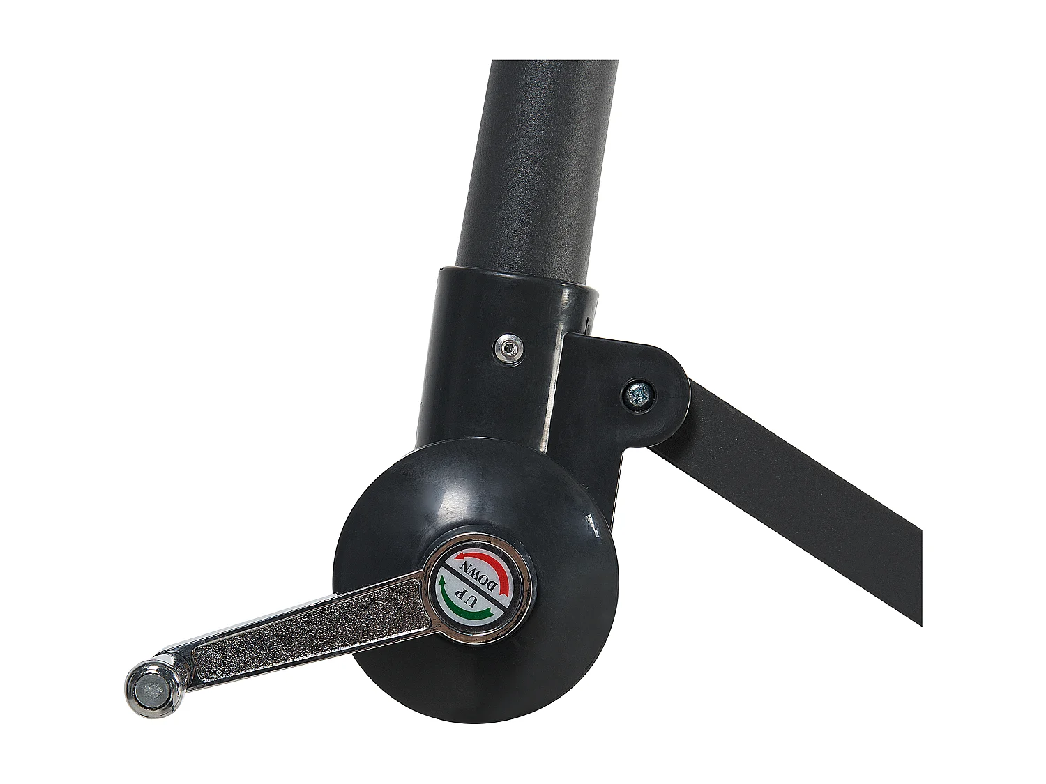 Ampelschirm 268 cm CALABRIA II Dunkelgrau