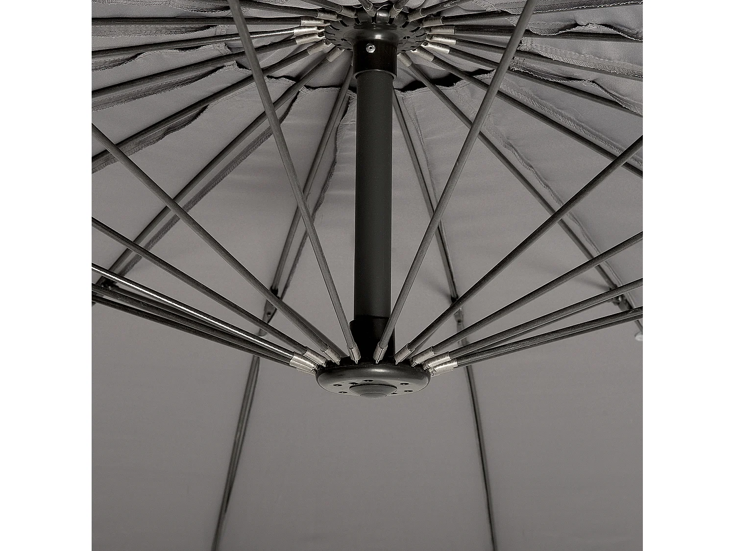 Parasol déporté 268 cm CALABRIA II Gris foncé