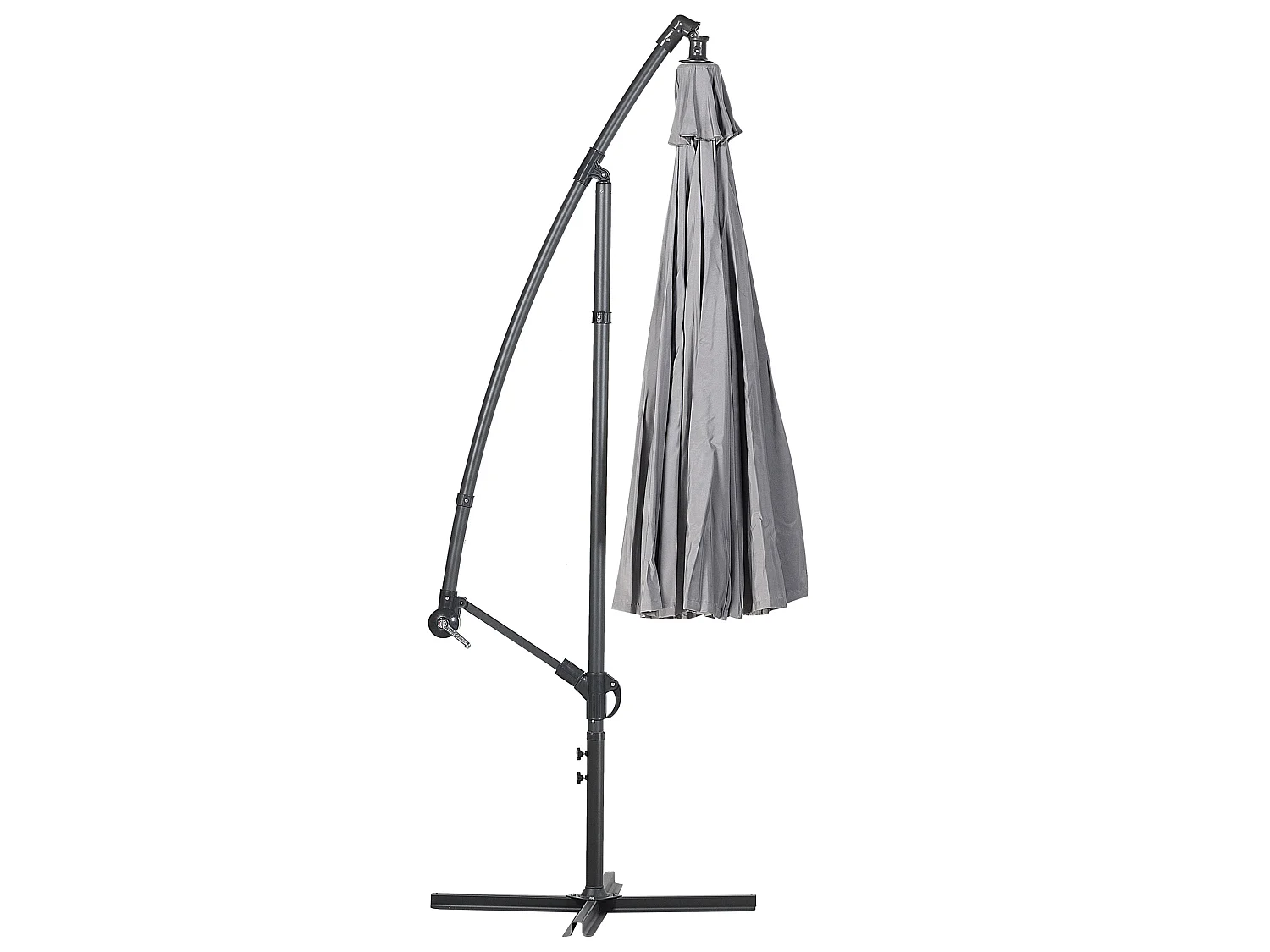 Parasol déporté 268 cm CALABRIA II Gris foncé