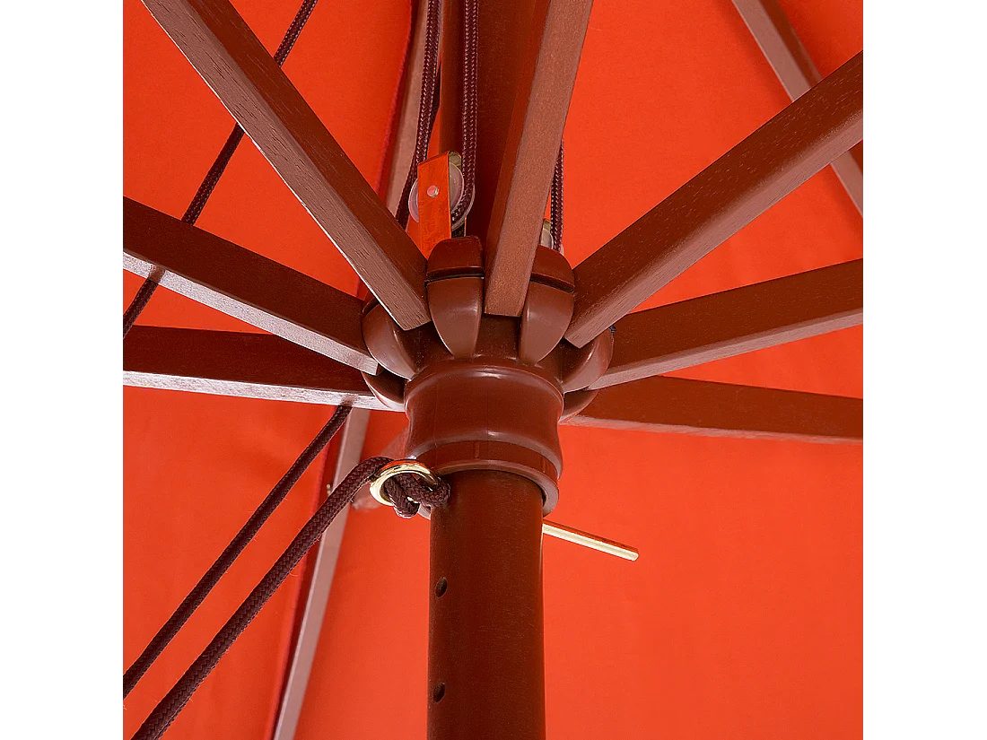 Parasol 270 cm TOSCANA Rood