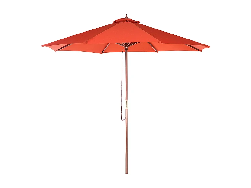 Sonnenschirm Rot Polyester/Birkenholz ⌀ 270 cm Toscana II