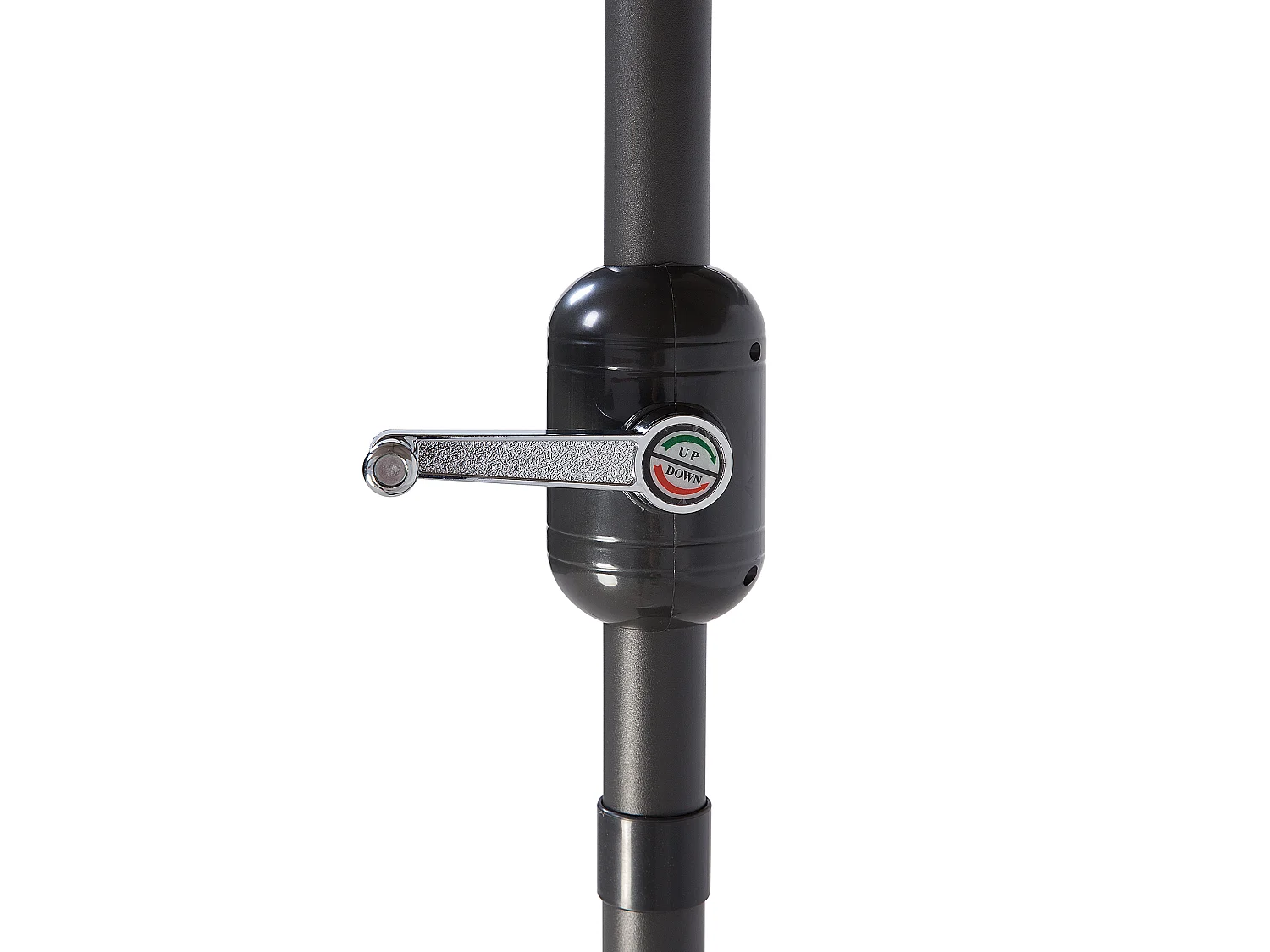 Parasol de jardin 270 cm VARESE Gris foncé