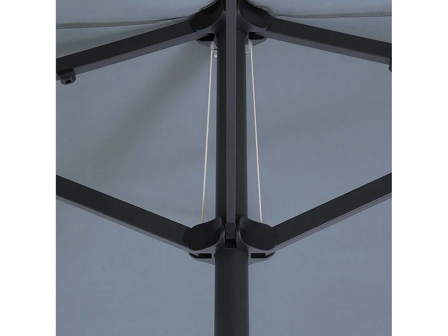 Parasol de jardin 460 cm SIBILLA Gris