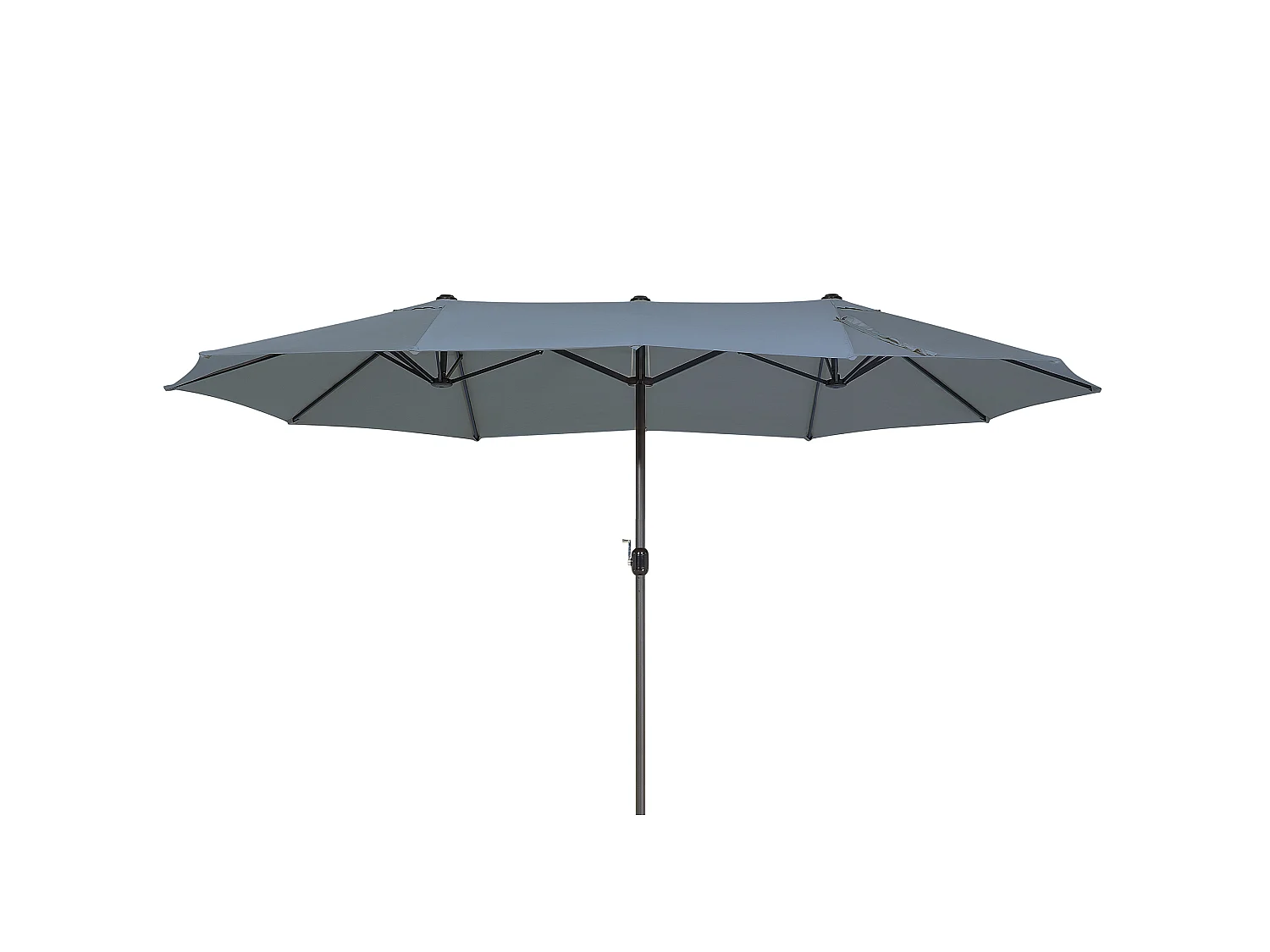 Patio Parasol 460 cm SIBILLA Grey
