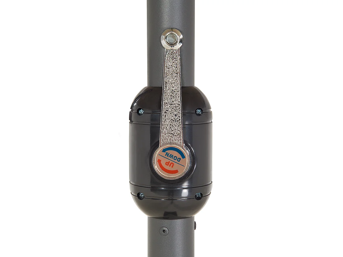 Patio Parasol 460 cm SIBILLA Grey
