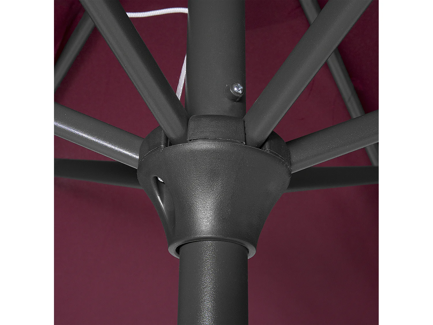 Parasol de jardin 270 cm VARESE Rouge