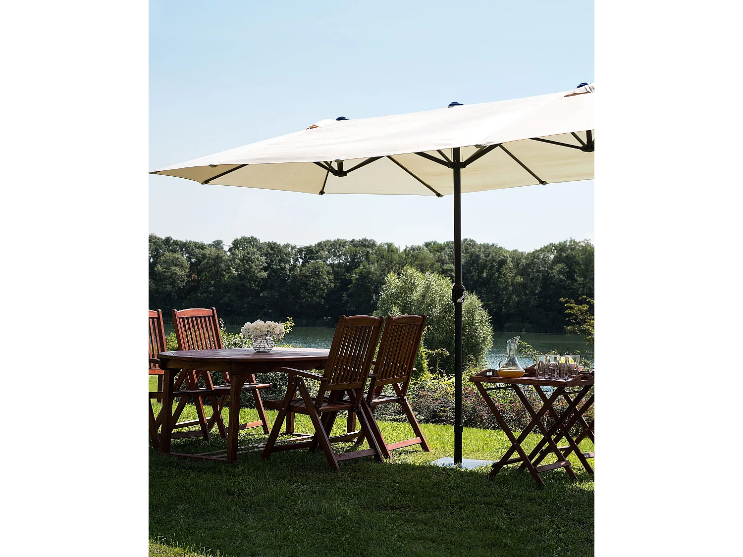 Parasol 460 cm SIBILLA Beige