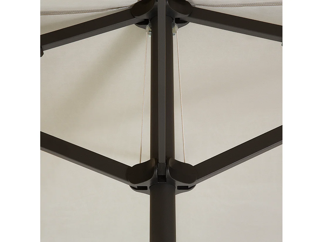 Patio Parasol 460 cm SIBILLA Beige
