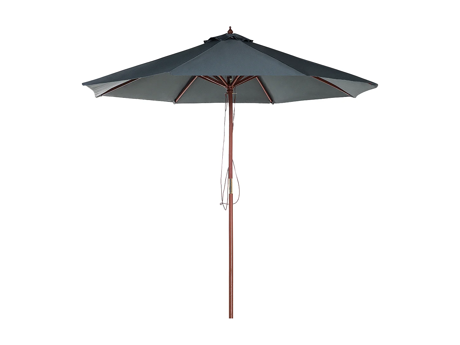 Parasol de jardin 270 cm TOSCANA Gris foncé