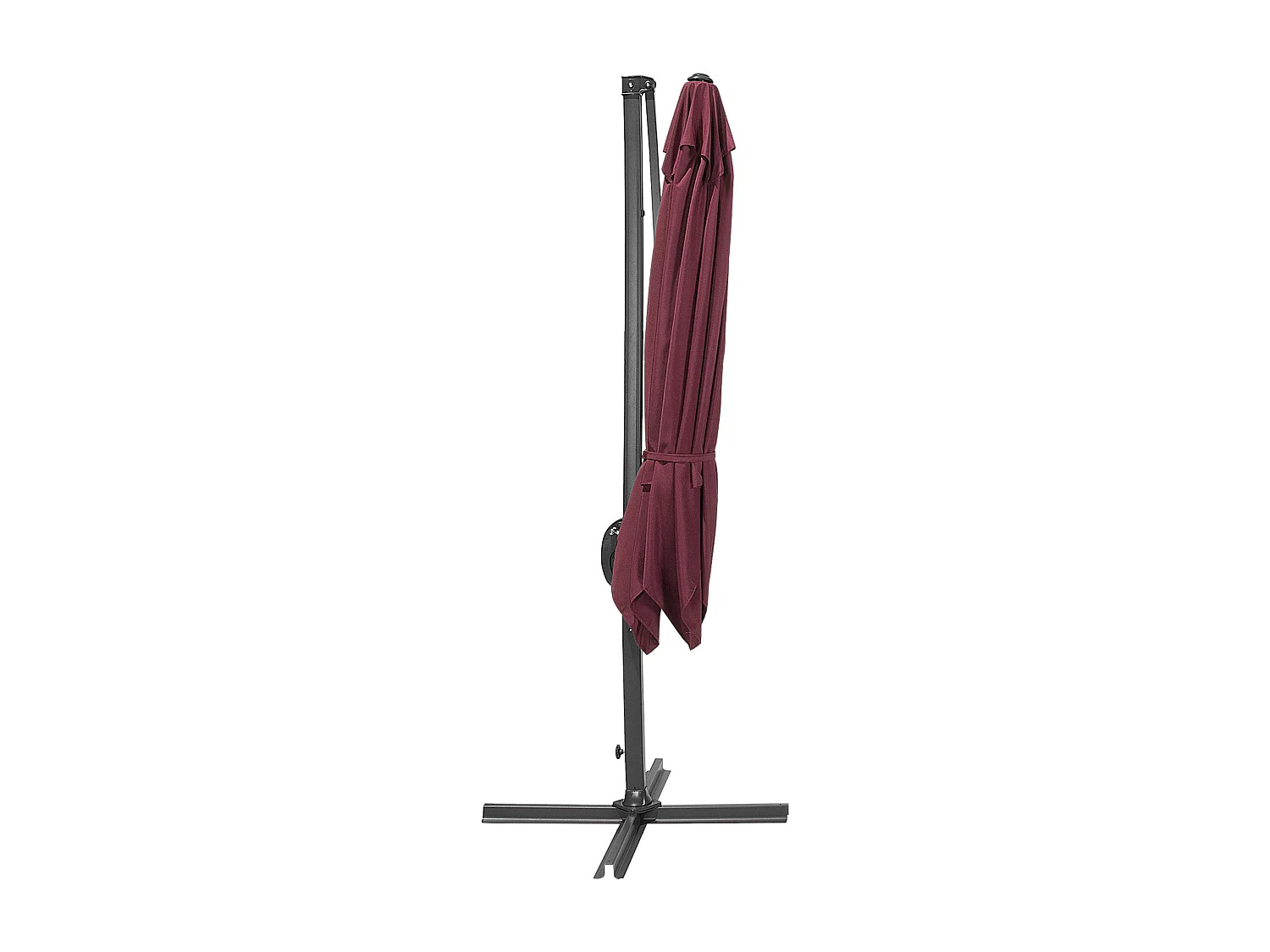 Parasol déporté 250 cm MONZA Rouge Bordeaux